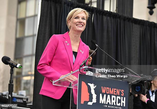 Cecile Richards attends the Women's March on Washington on January 21, 2017 in Washington, DC.