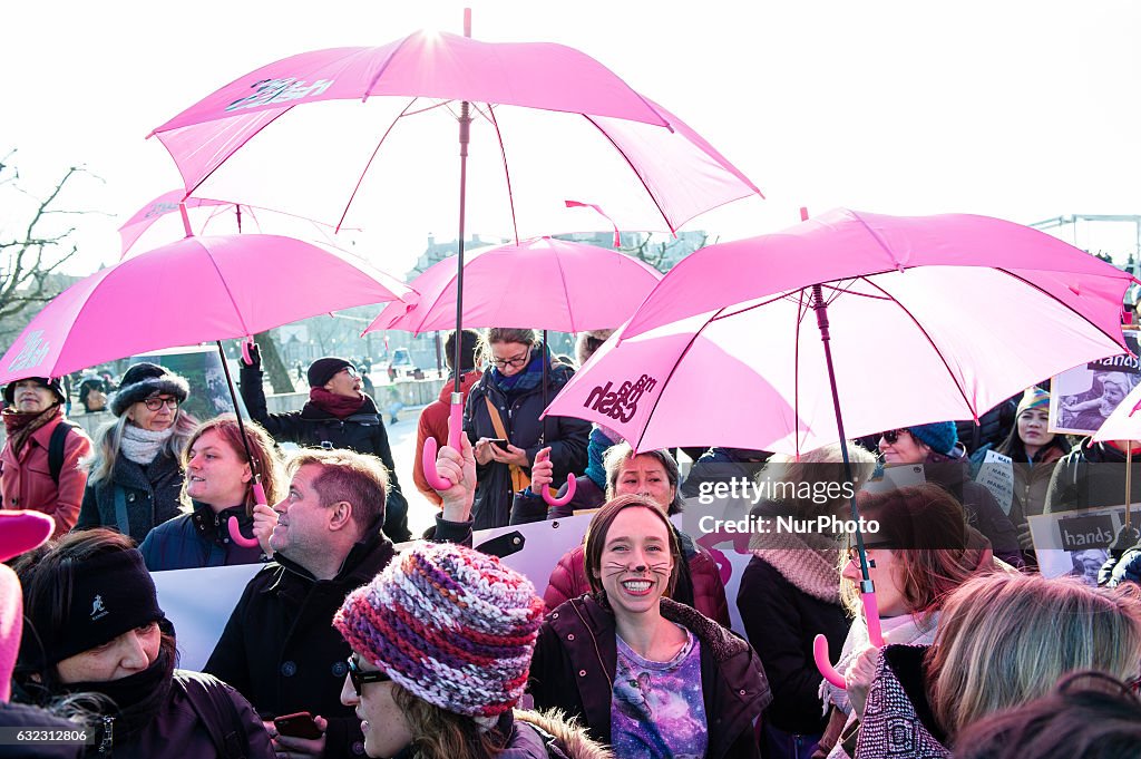 Women's March In Amsterdam