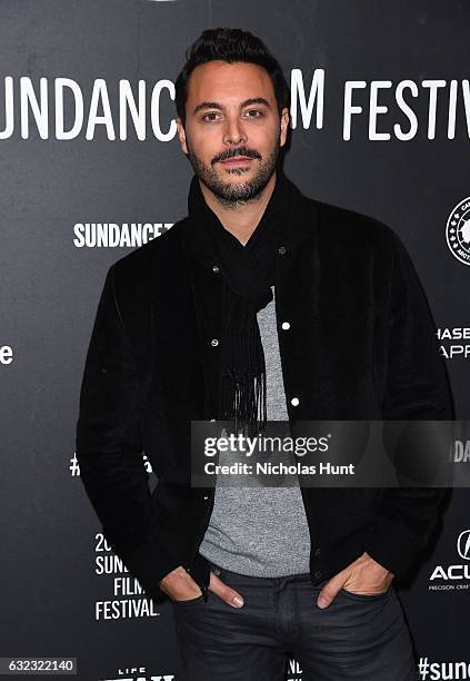 Actor Jack Huston attends "The Yellow Birds" premiere on day 3 of the 2017 Sundance Film Festival at Eccles Center Theatre on January 21, 2017 in...