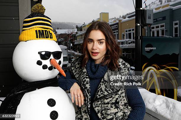Actress Lily Collins of "To The Bone" attends The IMDb Studio featuring the Filmmaker Discovery Lounge, presented by Amazon Video Direct: Day Two...
