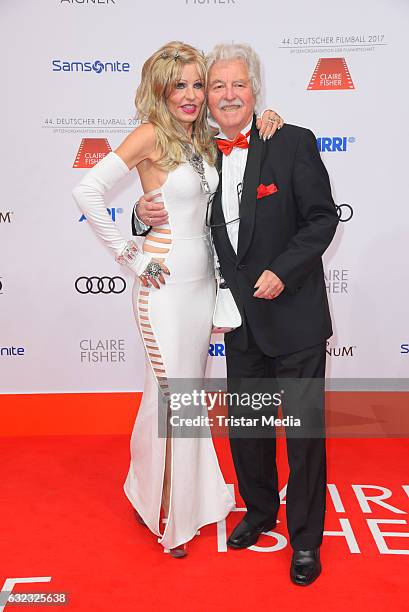 Gisela Muth and her husband Hans-Georg Muth attend the German Film Ball 2017 at Hotel Bayerischer Hof on January 21, 2017 in Munich, Germany.