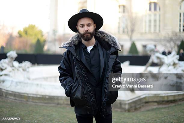 Woodkid attends the Dior Homme Menswear Fall/Winter 2017-2018 show as part of Paris Fashion Week on January 21, 2017 in Paris, France.