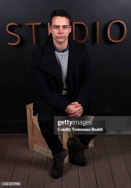 Actor Adam Long of "When the Street Lights Go On" attends The IMDb Studio featuring the Filmmaker Discovery Lounge, presented by Amazon Video Direct:...