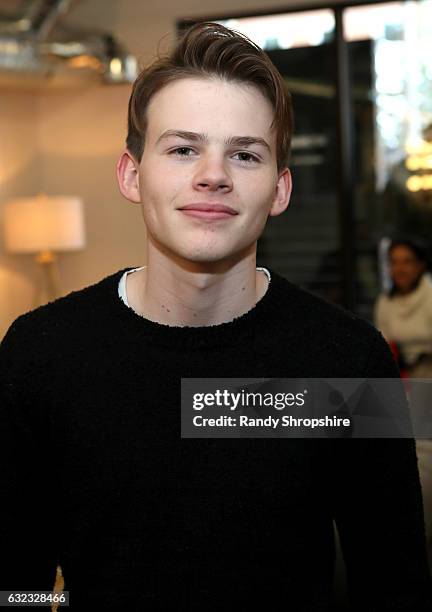 Actor Josh Wiggins attends AT&T At The Lift during the 2017 Sundance Film Festival on January 21, 2017 in Park City, Utah.