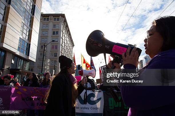 Thousands March In 514 Womens March Seattle Stock Photos, High-Res Pictures, and Images ...