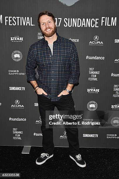 Director, Matthew Heineman attends the "City Of Ghosts" premiere on day 3 of the 2017 Sundance Film Festival at The Marc Theatre on January 21, 2017...