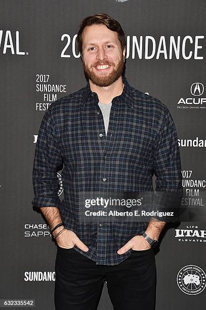 Director, Matthew Heineman attends the "City Of Ghosts" premiere on day 3 of the 2017 Sundance Film Festival at The Marc Theatre on January 21, 2017...