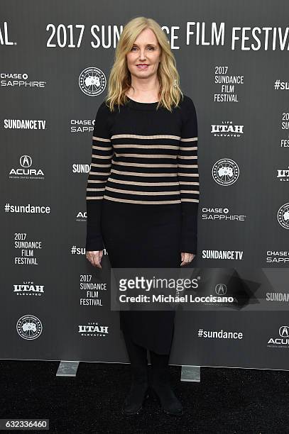 Executive Producers Katherine Ann McGregor attends the "Walking Out" premiere on day 3 of the 2017 Sundance Film Festival at Library Center Theater...