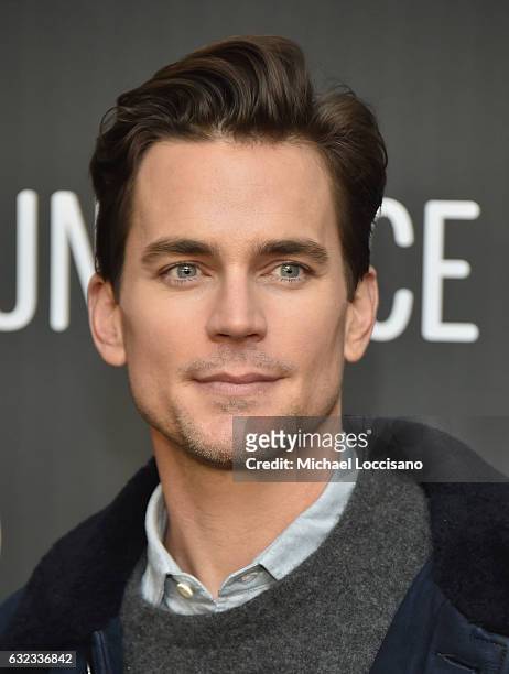 Actor Matt Bomer attends the "Walking Out" premiere on day 3 of the 2017 Sundance Film Festival at Library Center Theater on January 21, 2017 in Park...