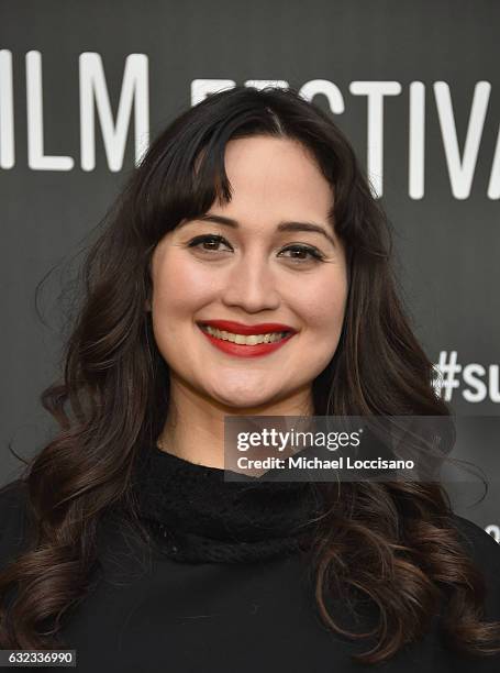 Actress Lily Gladstone attends the "Walking Out" premiere on day 3 of the 2017 Sundance Film Festival at Library Center Theater on January 21, 2017...