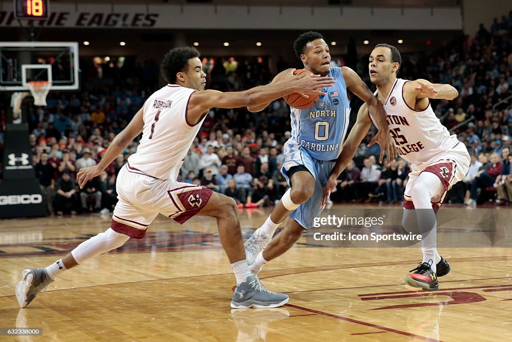 NCAA BASKETBALL: JAN 21 North Carolina at Boston College
