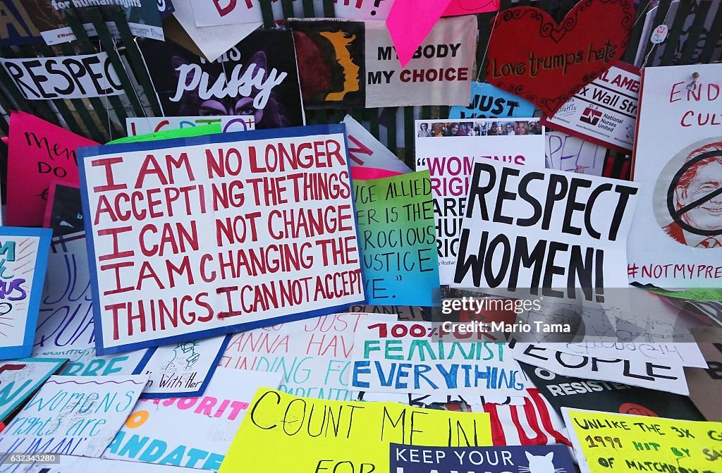 Thousands Attend Women's March On Washington