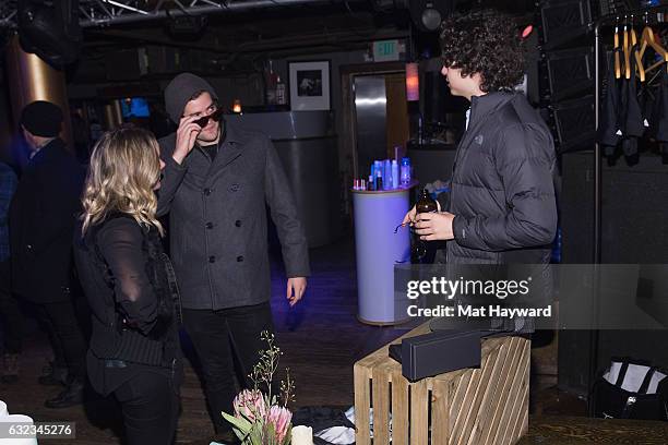 Ben Winchell and Max Burkholder attend the Tone It Up Wellness Loung during the Sundance Film Festival on January 21, 2017 in Park City, Utah.