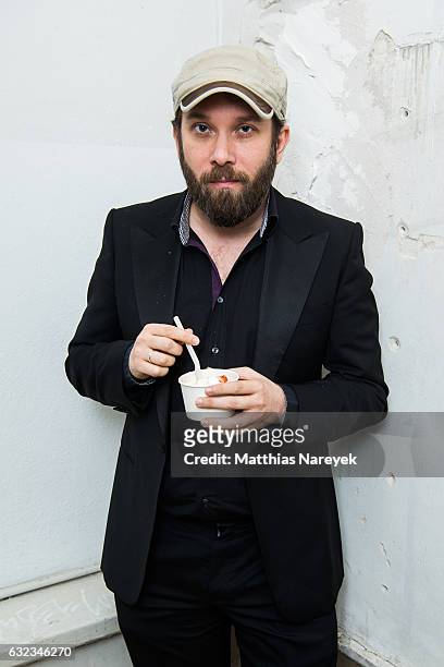 Christian Ulmen attends the 'Key Looks - The Show!' presented by Fashion ID after show reception during the Mercedes-Benz Fashion Week Berlin A/W...