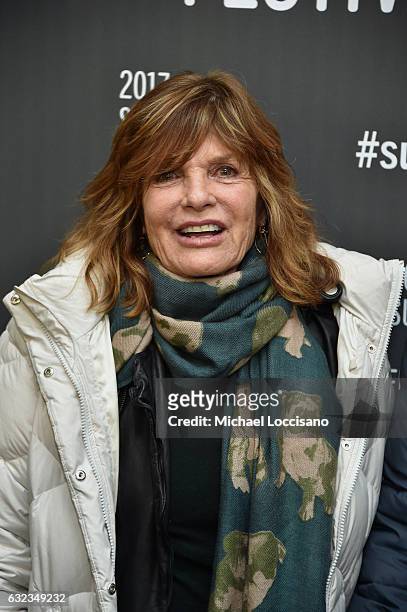 Actress Katharine Ross attends the "The Hero" premiere on day 3 of the 2017 Sundance Film Festival at Library Center Theater on January 21, 2017 in...