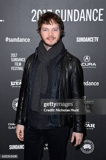 Cinematographer Ben Richardson attends the "Wind River" premiere on day 3 of the 2017 Sundance Film Festival at Eccles Center Theatre on January 21,...