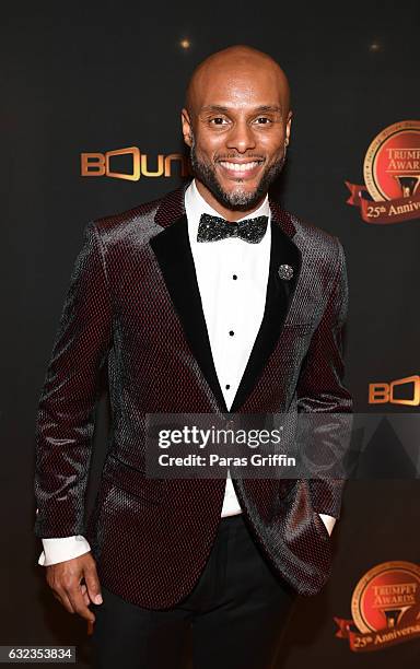 Kenny Lattimore backstage at 25th Annual Trumpet Awards at Cobb Energy Performing Arts Center on January 21, 2017 in Atlanta, Georgia.