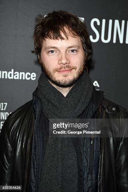 Cinematographer Ben Richardson attends the "Wind River" premiere on day 3 of the 2017 Sundance Film Festival at Eccles Center Theatre on January 21,...