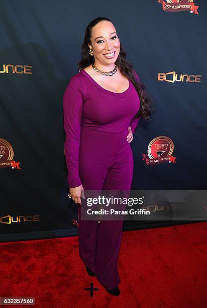 Actress Chrystale Wilson attends 25th Annual Trumpet Awards at Cobb Energy Performing Arts Center on January 21, 2017 in Atlanta, Georgia.