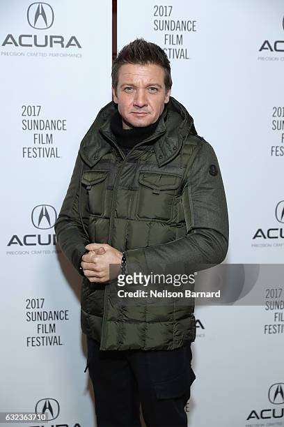 Actor Jeremy Renner attends the "Wind River" Party at the Acura Studio at Sundance Film Festival on January 21, 2017 in Park City, Utah.