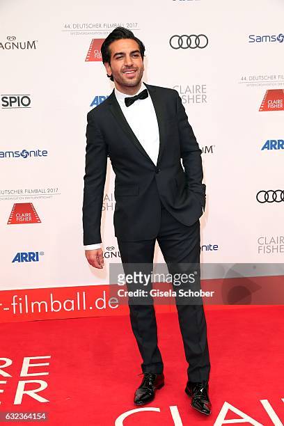 Elyas M'Barek during the 44th German Film Ball 2017 arrival at Hotel Bayerischer Hof on January 21, 2017 in Munich, Germany.