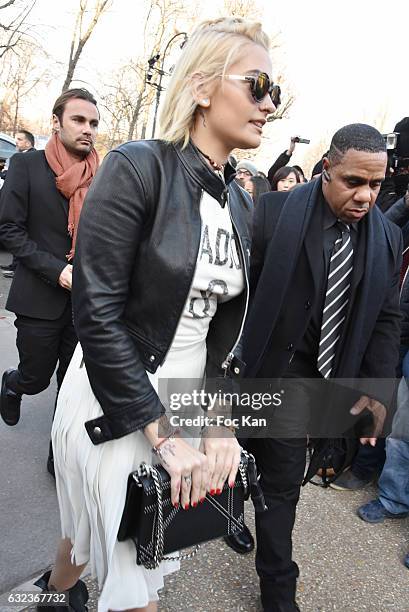 Paris Jackson attends the Dior Homme Menswear Fall/Winter 2017-2018 show as part of Paris Fashion Week on January 21, 2017 in Paris, France.