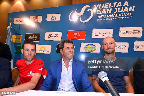 35th Tour of San Juan 2017 / Press Conference Vincenzo NIBALI / Sergio UNAC Governor San Juan / Tom BOONEN / Vuelta A San Juan /