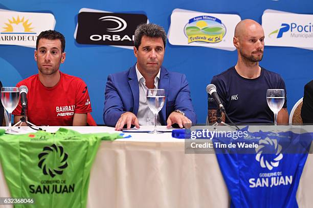 35th Tour of San Juan 2017 / Press Conference Vincenzo NIBALI / Sergio UNAC Governor San Juan / Tom BOONEN / Vuelta A San Juan /