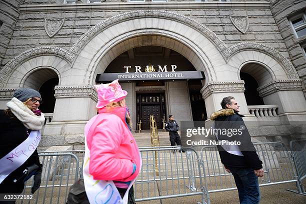 An estimated half-million have gathered in Washington DC, on Jan. 21 to participate in the Womens March on Washington, a day after the inauguration...