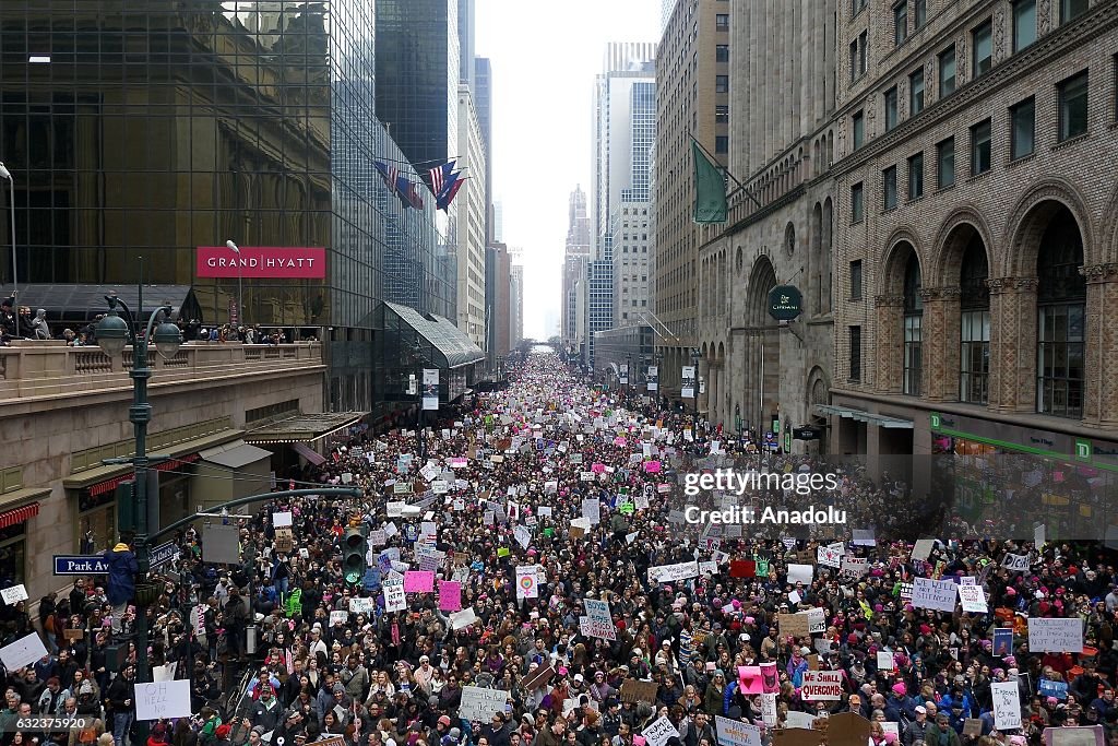 Women's march in New York