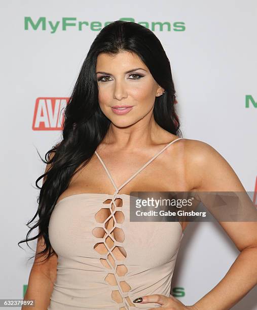 Adult film actress Romi Rain attends the 2017 Adult Video News Awards at the Hard Rock Hotel & Casino on January 21, 2017 in Las Vegas, Nevada.
