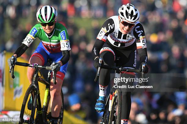 Adrie Van der Poel Hoogerheide 2017 / Women Elite Lucinda BRAND / Women Elite/ World Cup / Tim De WaeleLC/Tim De Waele/Corbis via Getty Images)