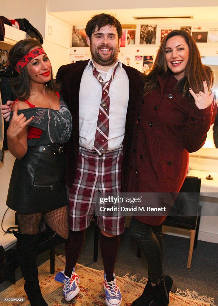 Kelly Brook Visits The West End Production Of "School Of Rock: The Musical"