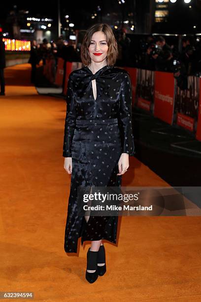 Actress Kelly Macdonald attends the 'T2 Trainspotting' world premiere on January 22, 2017 in Edinburgh, United Kingdom.