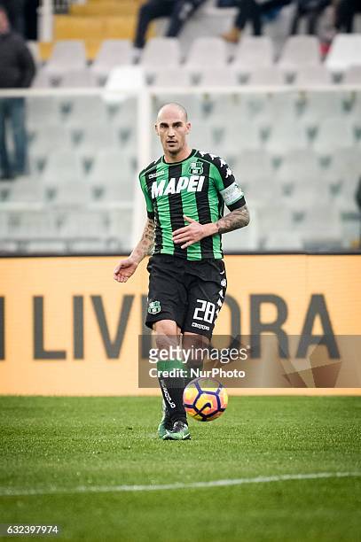 Paolo Cannavaro during the match Pescara vs Sassuolo of sere A TIM in Pescara Italy on 22 January 2017,