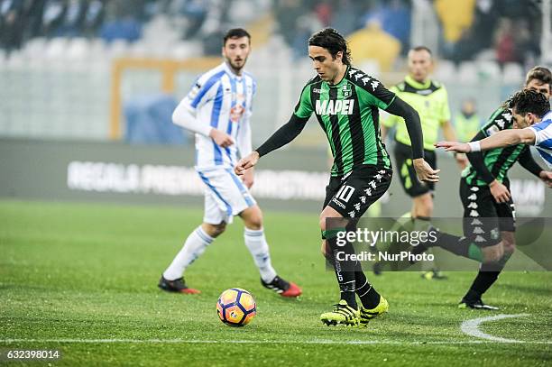 Matri Alessandro during the match Pescara vs Sassuolo of sere A TIM in Pescara Italy on 22 January 2017,