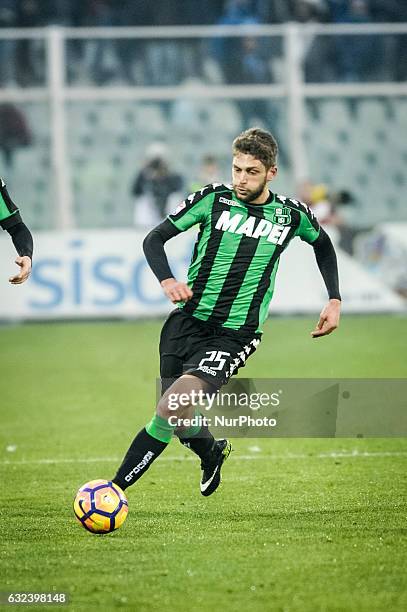 Berardi Domenico during the match Pescara vs Sassuolo of sere A TIM in Pescara Italy on 22 January 2017,