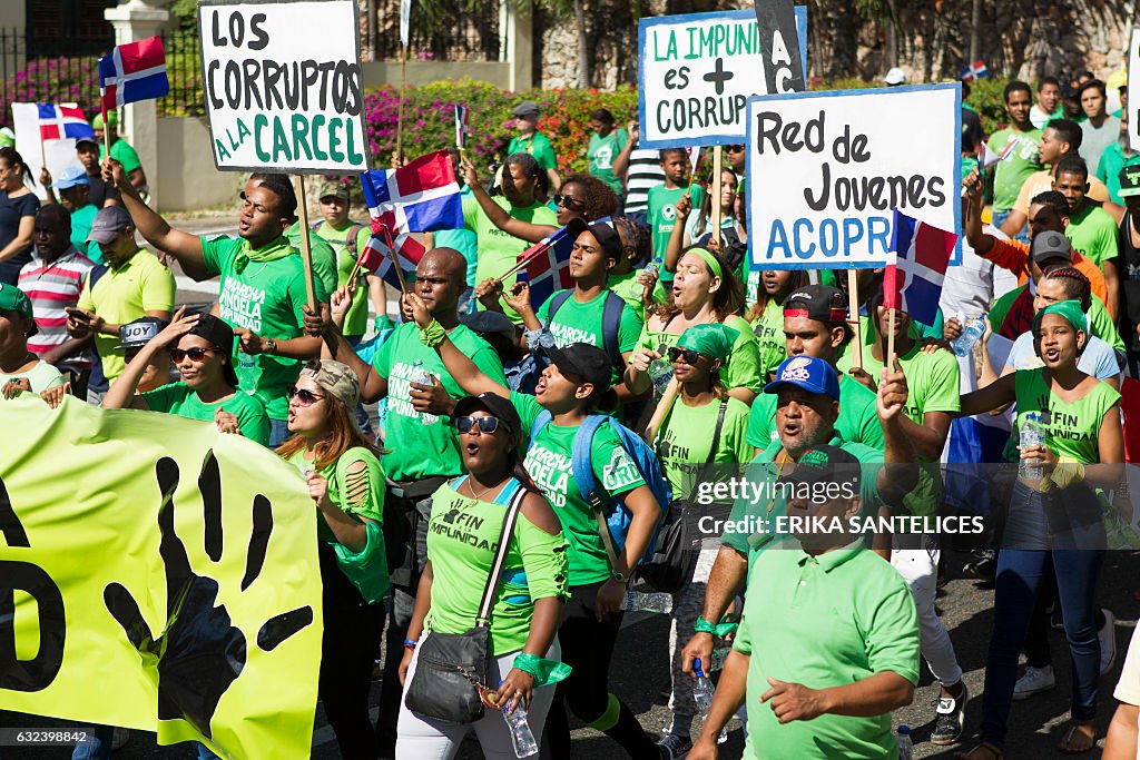 DOMINICAN REPUBLIC-PROTEST-CORRUPTION
