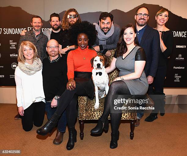 Executive Producer Kathy Dziubek, Director Michael Killen, Actor Kirby Howell-Baptiste, Ned the Dog, Actress Allison Tolman, Executive Producer Sam...