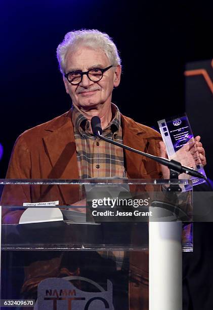 Engineer Jack Douglas speaks onstage at the TEC Awards during NAMM Show 2017 at the Anaheim Hilton on January 21, 2017 in Anaheim, California.