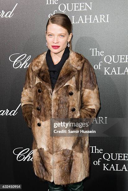 Melanie Thierry attends Chopard presenting The Garden of Kalahari at Theatre du Chatelet on January 21, 2017 in Paris, France.