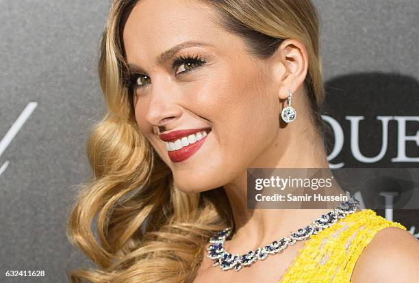 Petra Nemcova attends Chopard presenting The Garden of Kalahari at Theatre du Chatelet on January 21, 2017 in Paris, France.