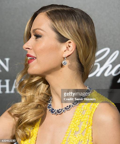 Petra Nemcova attends Chopard presenting The Garden of Kalahari at Theatre du Chatelet on January 21, 2017 in Paris, France.