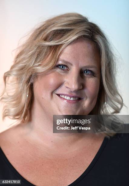 Actress Bridget Everett from the film "Patti Cake$" poses for a portrait in the WireImage Portrait Studio presented by DIRECTV during the 2017...