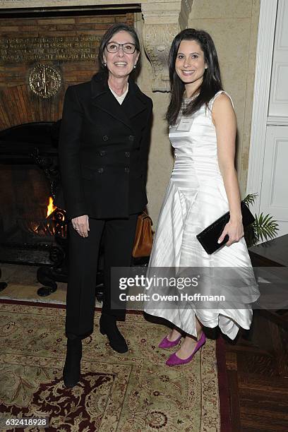 Donna Gigliotti and Sarah Vacchiano attend The Players Hosts Producers Guild at The Players on January 19, 2017 in New York City.