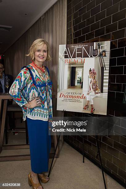 Kara Ross attends AVENUE Celebrates Kara Ross and the Palm Beach A List at Meat Market Palm Beach on January 19, 2017 in Palm Beach, FL.