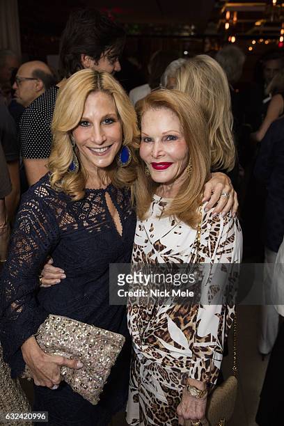 Randi Schatz and Sandy Teitelbaum attend AVENUE Celebrates Kara Ross and the Palm Beach A List at Meat Market Palm Beach on January 19, 2017 in Palm...