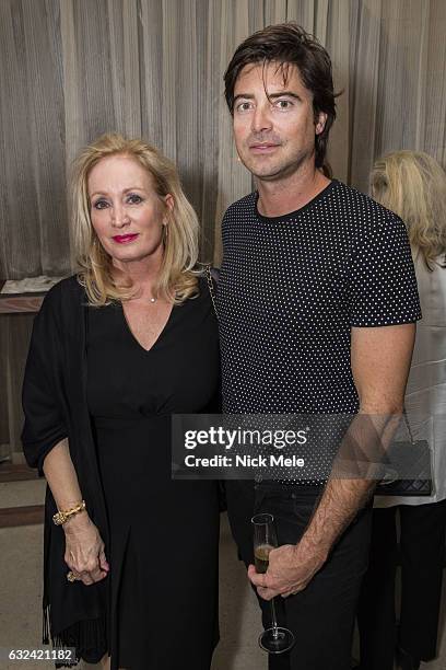 Pamela Gottfried and Victor Kubicek attend AVENUE Celebrates Kara Ross and the Palm Beach A List at Meat Market Palm Beach on January 19, 2017 in...