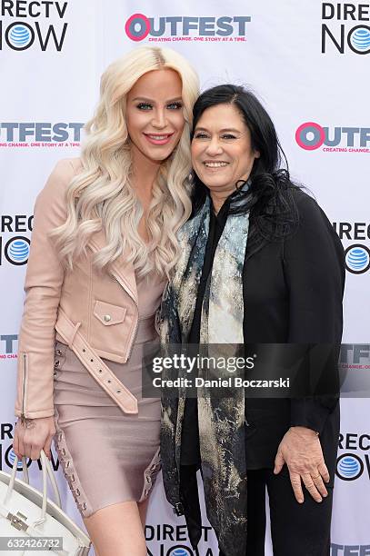 Gigi Curtis and Barbara Kopple attend the 21st Outfest Queer Bruch At Sundance Presented By DIRECTV NOW at Grub Steak on January 22, 2017 in Park...