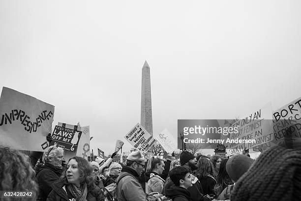 Women's March on Washington on January 21, 2017 in Washington, DC.